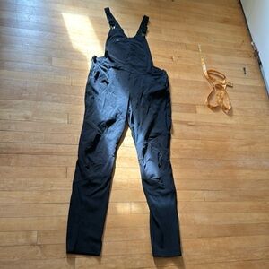 Duluth Trading Co Double Front Stretchy Overalls - Black - 8x31